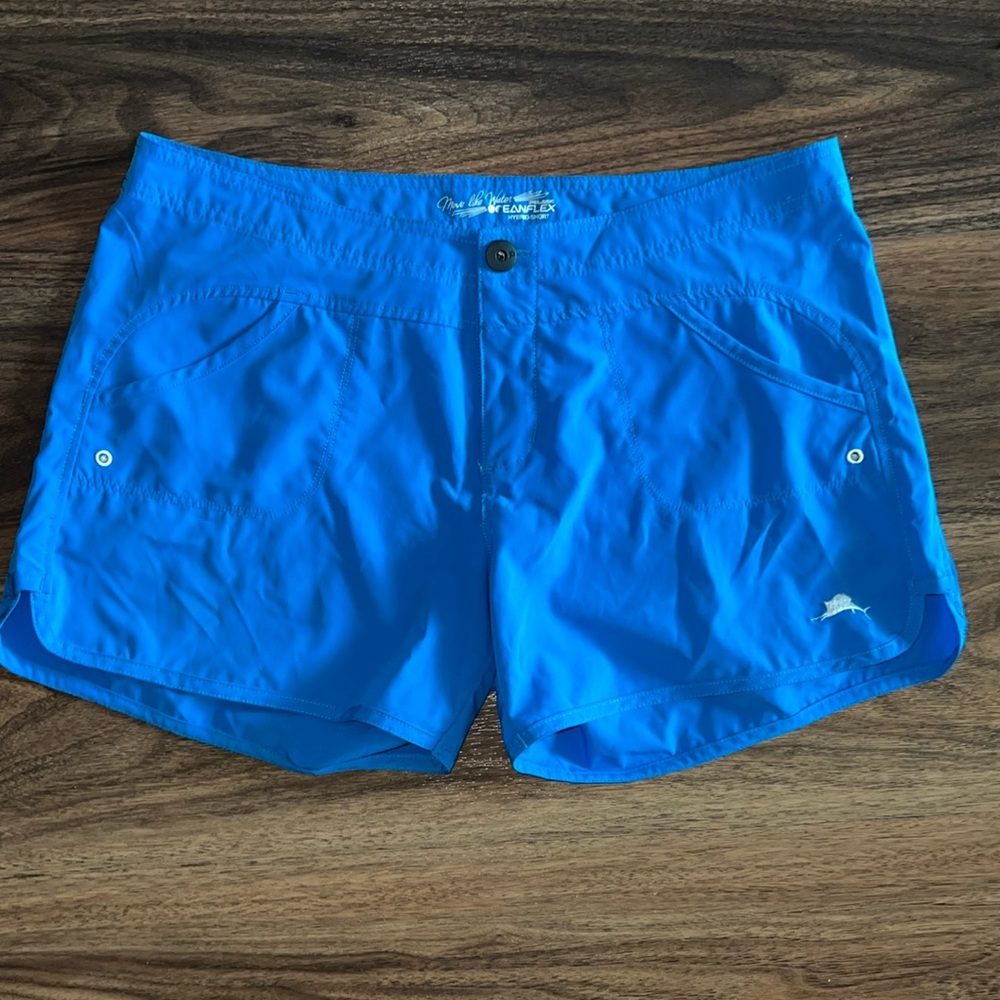 Pelagic Ocean-flex Hybrid shorts size 10 Blue